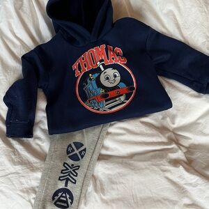 Thomas & Friends Navy and Gray Kids Matching Set